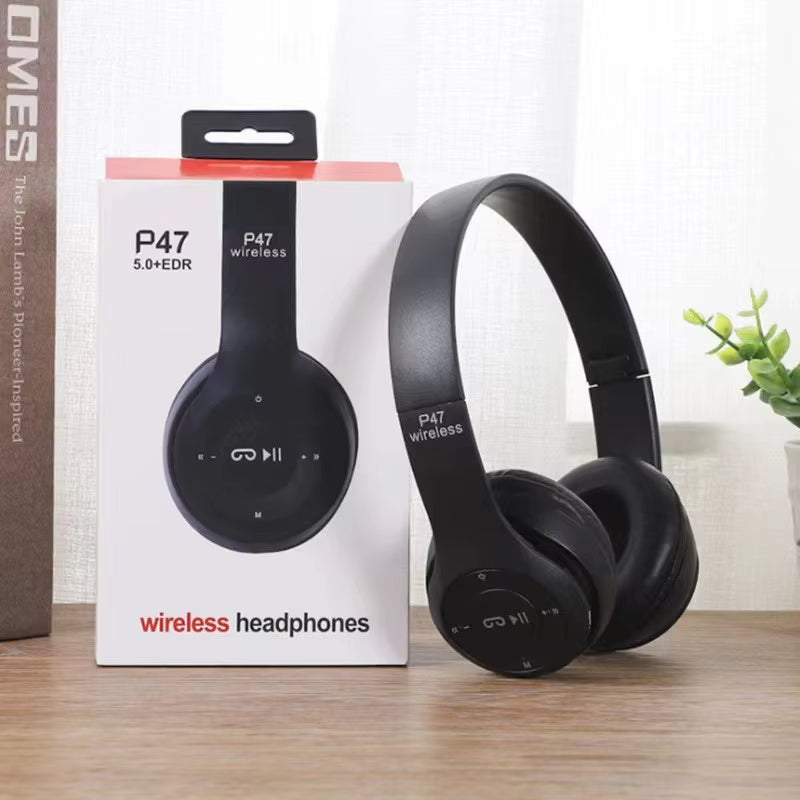 Bluetooth 5.0 P47 TWS Stereo Headphone Bluetooth Earphones Music Headset with Mic for Mobile Iphone Sumsamg Android IOS